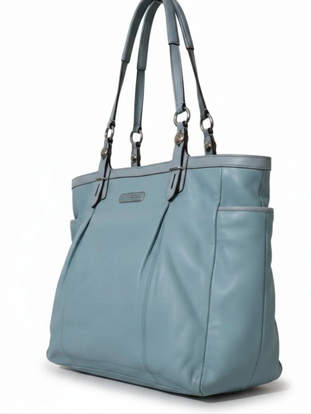 Rare Coach Leather Tote with Double Handles